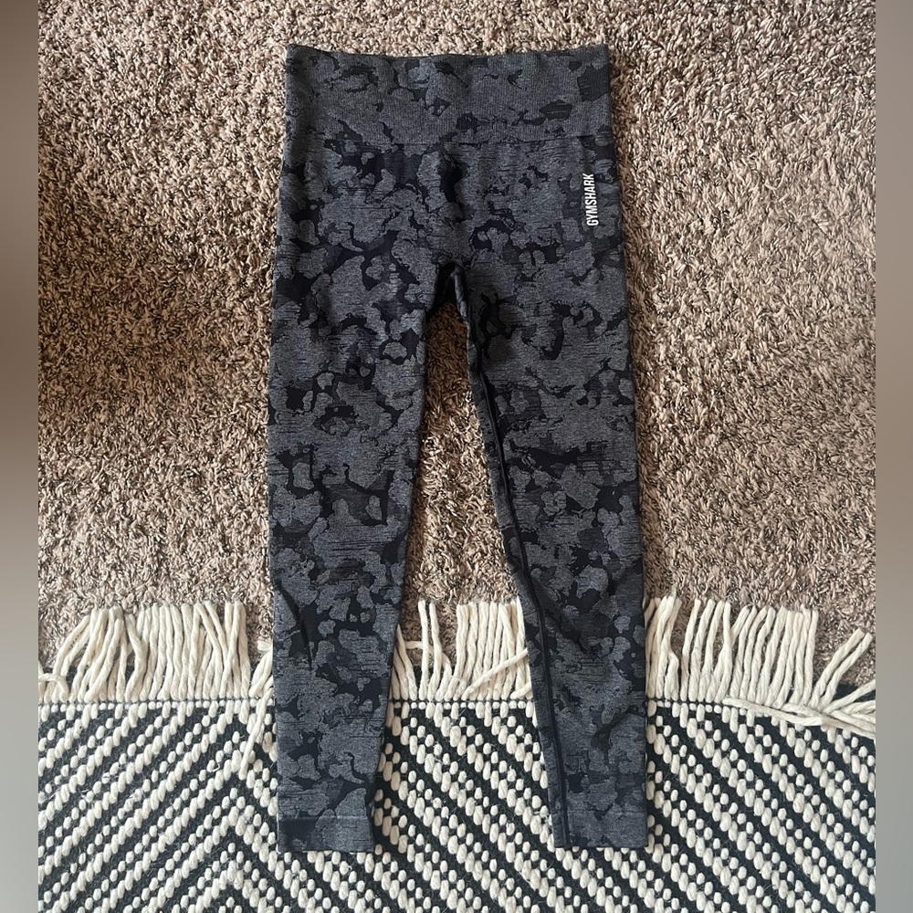 Gymshark grey camo print leggings